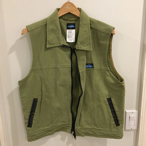 green kavu vest